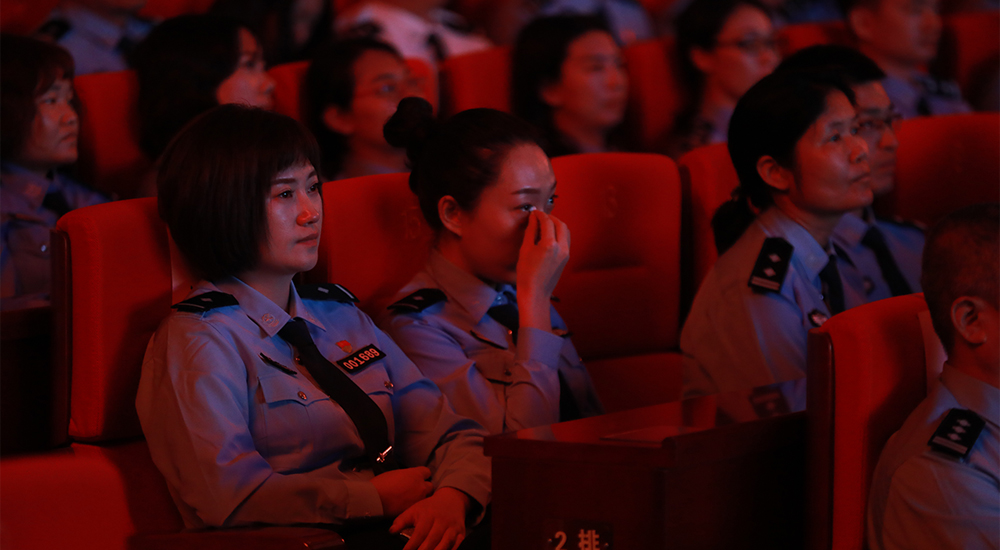 事跡報(bào)告會(huì)現(xiàn)場(chǎng)