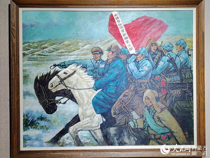 參展作品。人民網 王慧攝