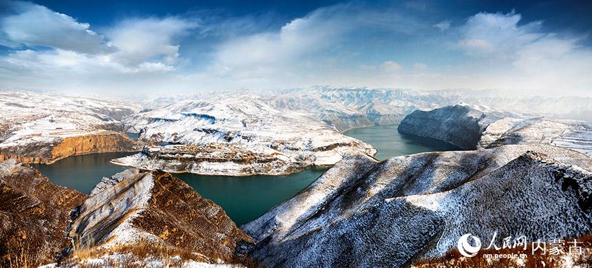 黃河準格爾大峽谷。王建中攝