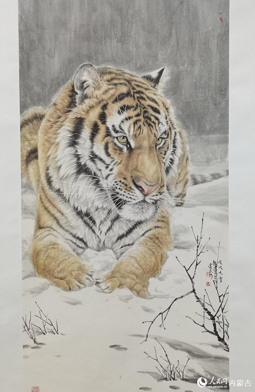 參展作品。人民網(wǎng) 王慧攝