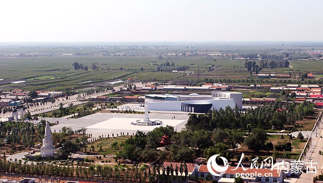 麥新紀(jì)念館航拍圖。王立成攝