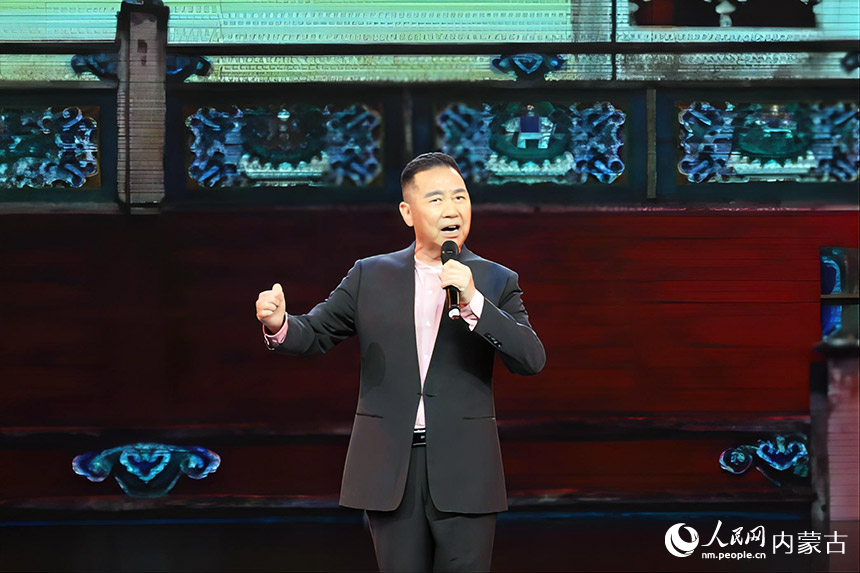 豫劇《大登殿（選段）》 表演者：李樹建。實(shí)習(xí)生宋雪攝