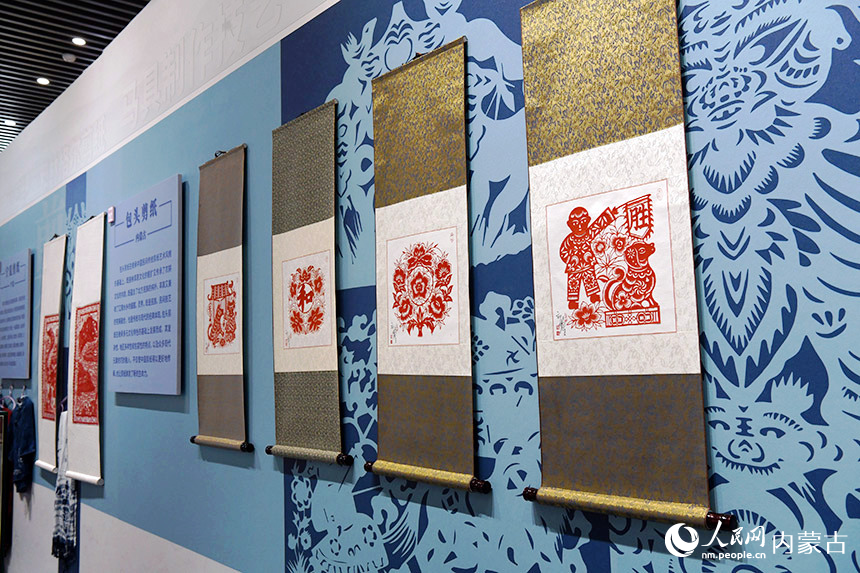 包頭剪紙。人民網 寇雅楠攝