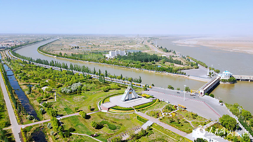 黃河三盛公水利樞紐。楊曉軍攝