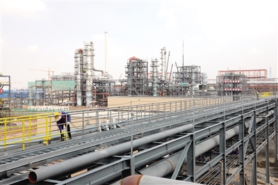 　全力推進“五個大起底”，為高質量發展蓄勢聚能。圖為正在建設的重點工業項目。高瑞鵬 攝