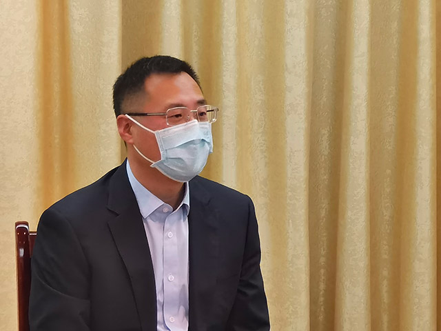 呼和浩特市人民政府副市長徐守冀 記者翟欽奇攝