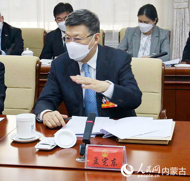 自治區黨委常委、通遼市委書記孟憲東