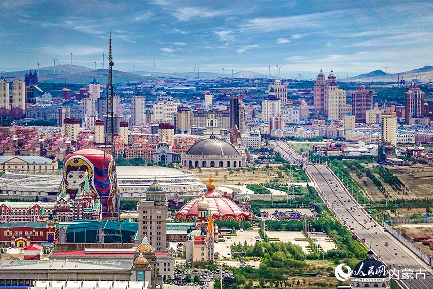 滿洲里市景色。呂昊俊攝