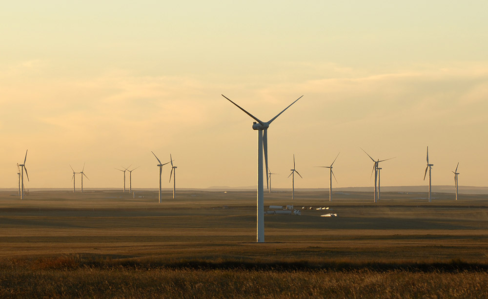 錫林郭勒盟灰騰梁風電場風機吊裝中