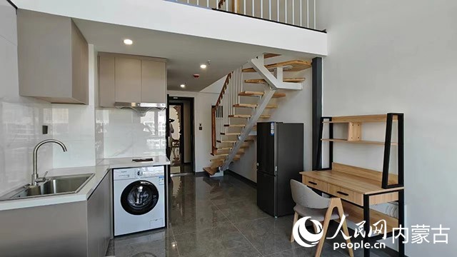 保障性租賃住房拎包即可入住。劉惠攝