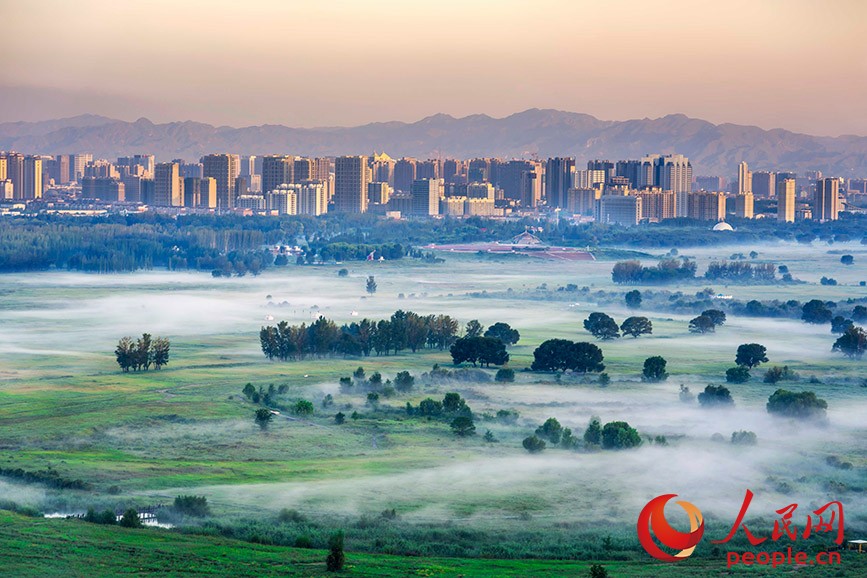 賽汗塔拉城中草原。武盛攝