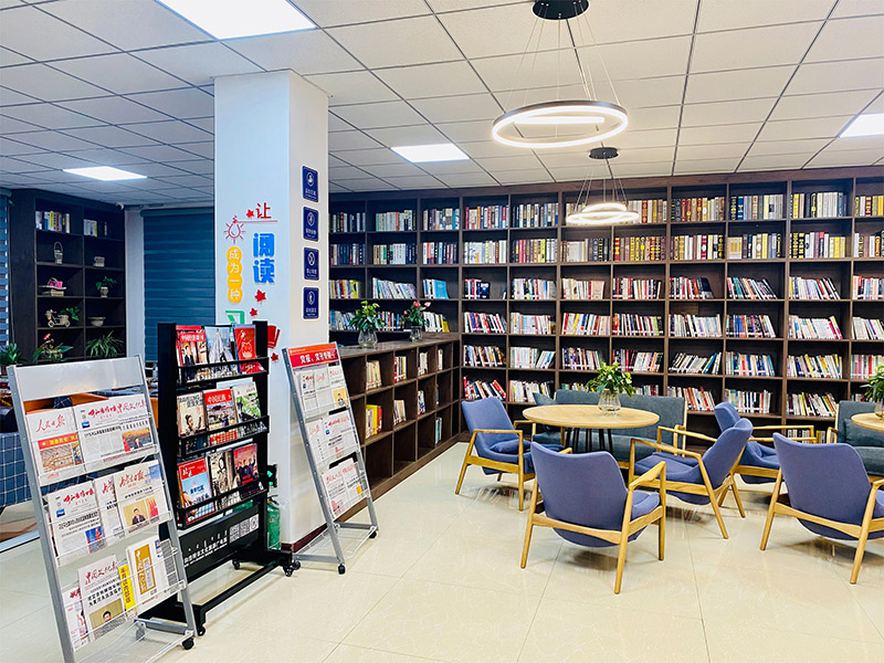 呼和浩特市蒙鑫國際的鴻雁書房。呼和浩特市圖書館供圖