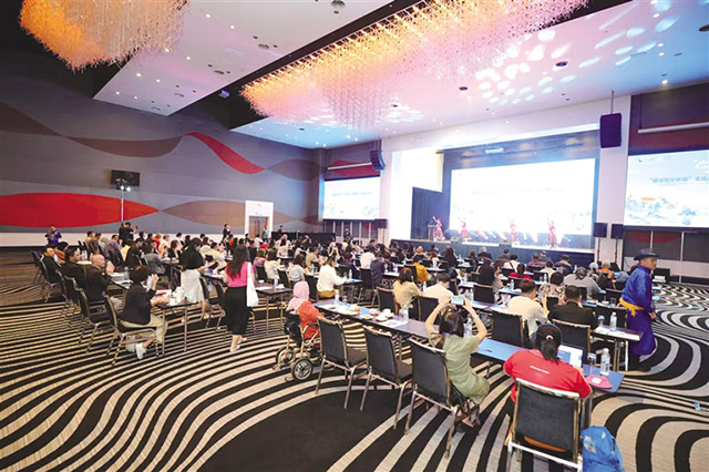 “暖城鄂爾多斯”文化旅游（馬來西亞）宣傳推廣活動(dòng)現(xiàn)場。