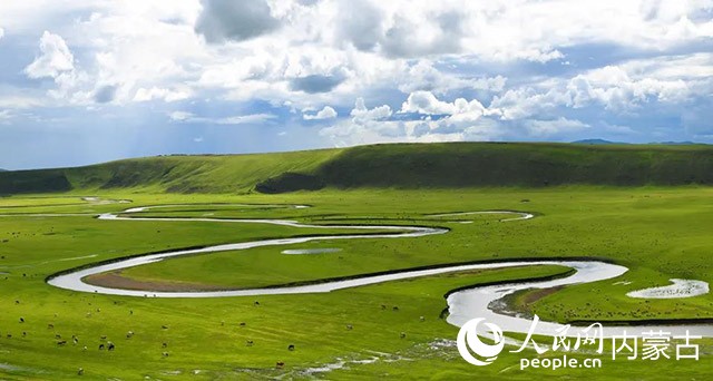 地處呼倫貝爾大草原核心腹地的莫爾格勒河。張有攝