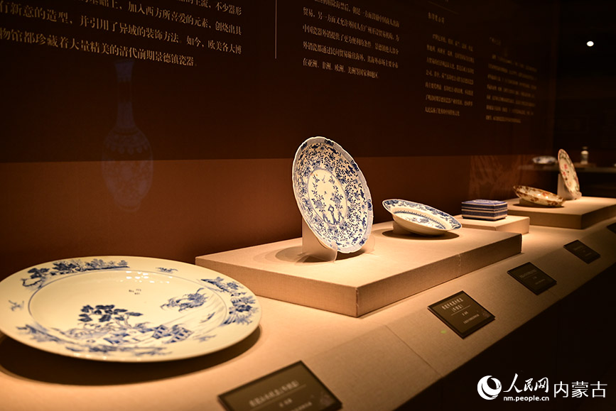 《盛世之器——清代康雍乾時期景德鎮陶瓷珍品展》展品。人民網記者 寇雅楠攝