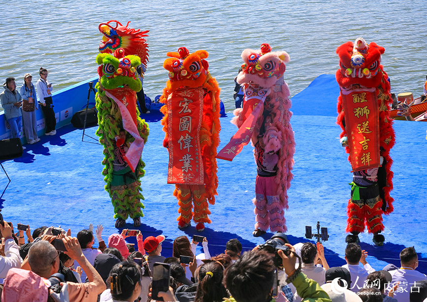 舞獅表演。主辦方供圖