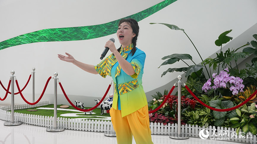 木洞山歌表演。實習生 王正玉攝