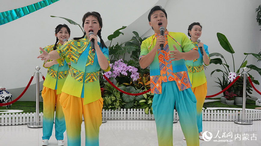 木洞山歌表演。實習生 王正玉攝