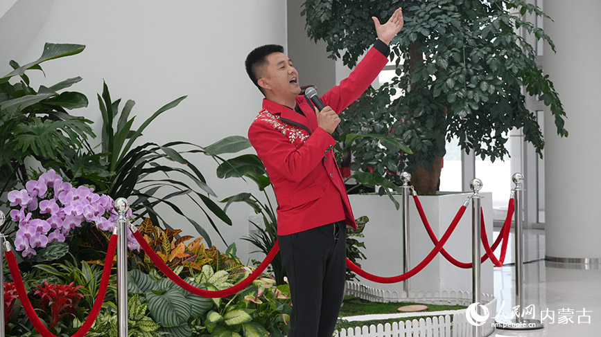 寧夏回族山花兒表演。實(shí)習(xí)生 王正玉攝