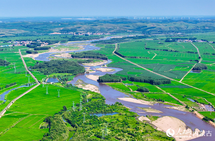 洮兒河國家濕地公園景色。王正攝