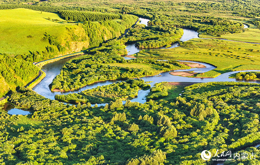 免渡河國家濕地公園風光。王正攝