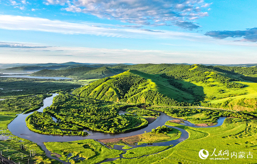 免渡河國家濕地公園風光。王正攝