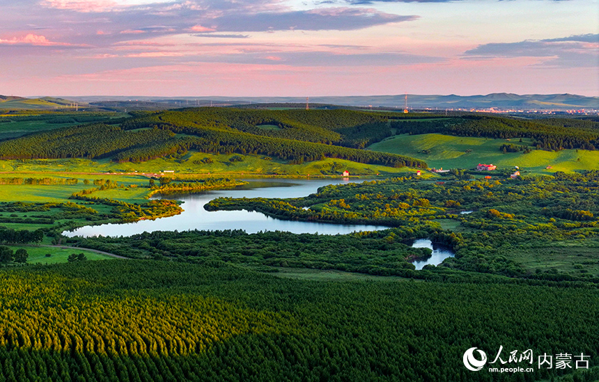 免渡河國家濕地公園風光。王正攝