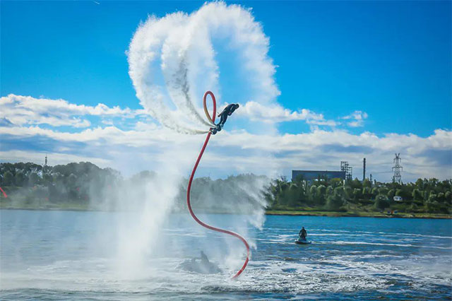 大黑河水上運動中心拉動夏日文旅新增長