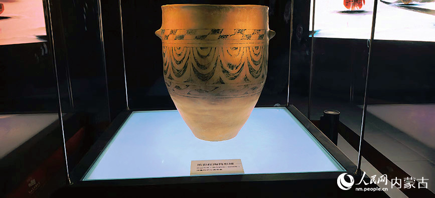 赤峰市紅山文化博物館展品。實習生 董昱攝