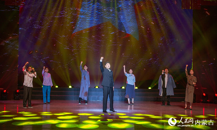 展演現(xiàn)場。內蒙古藝術學院供圖