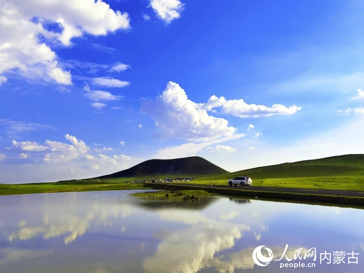 烏蘭察布市察哈爾右翼后旗的烏蘭哈達火山。王瑞琨攝
