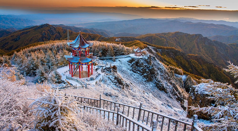 蘇木山冬景。