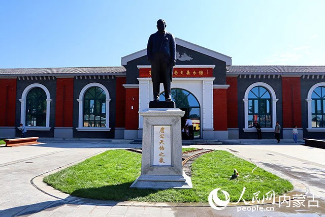 京綏鐵路歷史展示館。實習生 王伊蕊攝