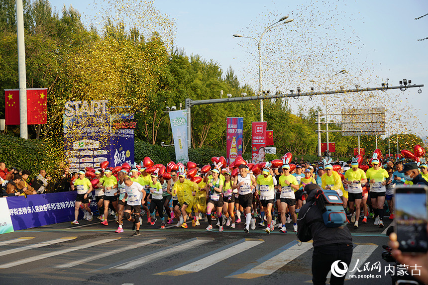 比賽開始。人民網記者 張雪冬攝