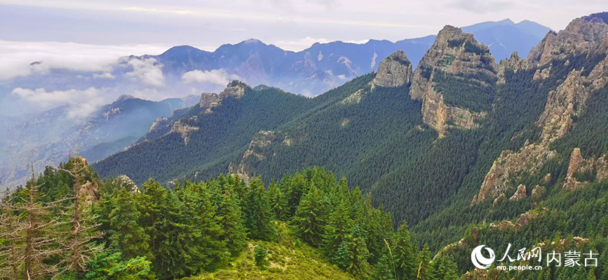 賀蘭山美景。人民網記者 齊浩男攝
