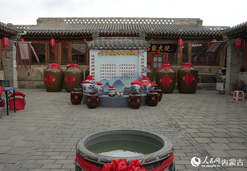 老包頭走西口文化歷史街區。人民網記者 張雪冬攝