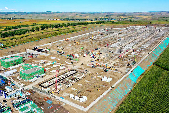 項目建設(shè)鳥瞰圖。