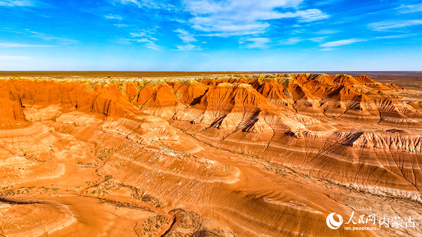 紅崖臺地景觀。王正攝