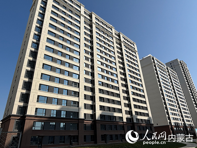 包頭市昆區林南平房區原拆原建項目。人民網記者 張聿修攝