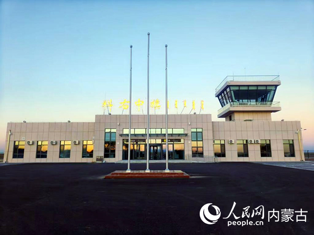 科爾沁右翼中旗通用機場項目現場。呂笑巖攝