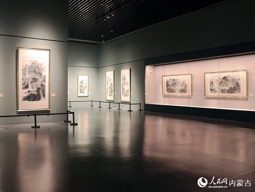 聯展現場。實習生 劉迎雪攝