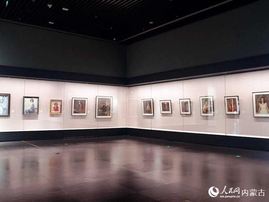 聯展現場。實習生 劉迎雪攝