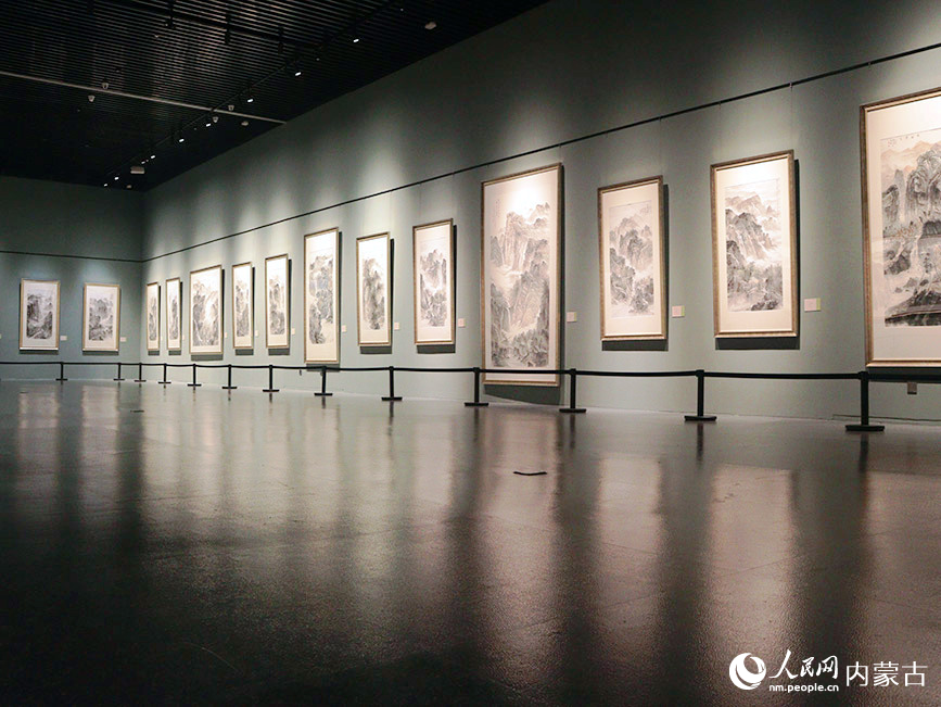 聯展現場。實習生 劉迎雪攝