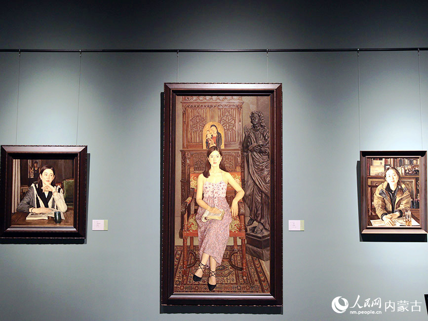 聯展現場。實習生 劉迎雪攝