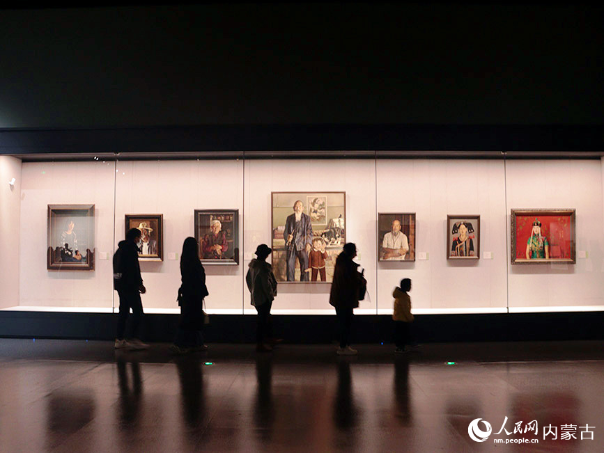 聯展現場。實習生 劉迎雪攝