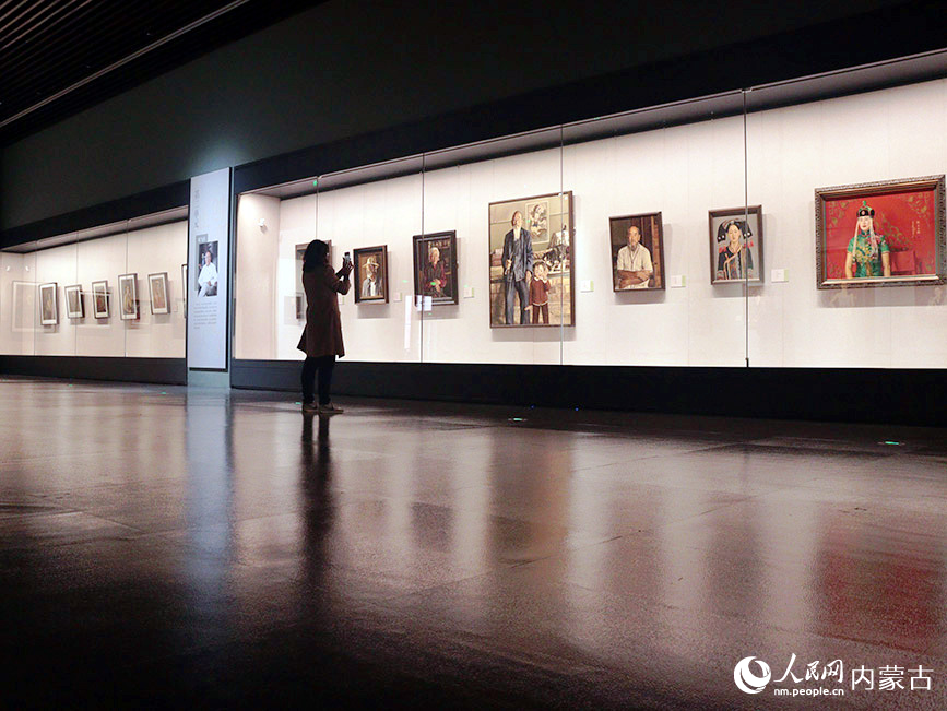 聯展現場。實習生 劉迎雪攝