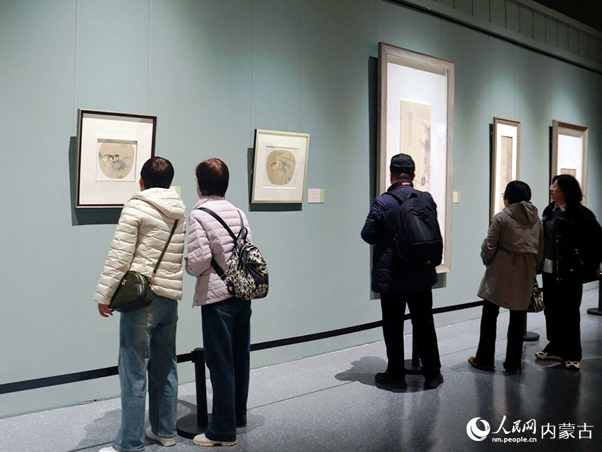 聯展現場。實習生 劉迎雪攝