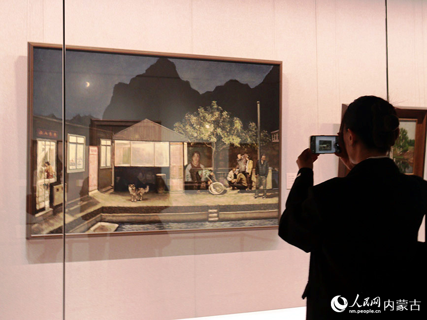 聯(lián)展現(xiàn)場。實習(xí)生 劉迎雪攝