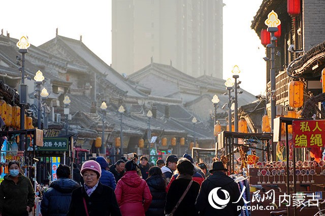 塞上老街。實(shí)習(xí)生 牛佳攝