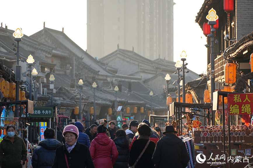 塞上老街街景。實習生 牛佳攝